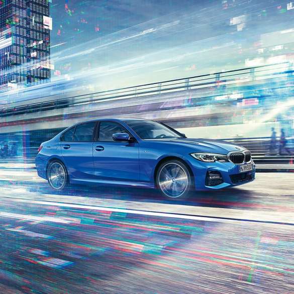 Yeni BMW 3 Serisi Sedan, iç tasarım. Yeni BMW 3 Serisi Sedan’ın iç tasarımında sürücü bölümünün yakın çekimi.
