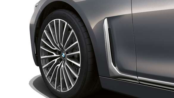 BMW 7 Serisi Sedan, havalandırma BMW 7 Serisi Sedan: Havalandırmanın yakın çekimi