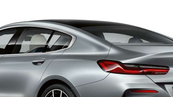 Kanat tasarımı ile C sütunu BMW 8 Serisi Gran Coupé, kanat tasarımı ile C sütunu