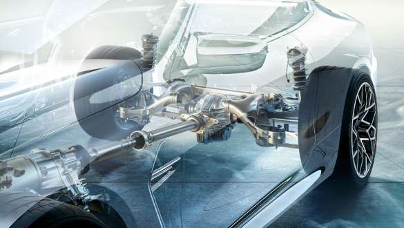 Adaptif M süspansiyon. Adaptif M süspansiyonlu BMW M8 Competition Cabrio.
