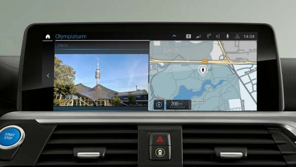 BMW Maps BMW iX3 G08 BMW Maps BMW iX3 G08 Kontrol Ekranı iç tasarım