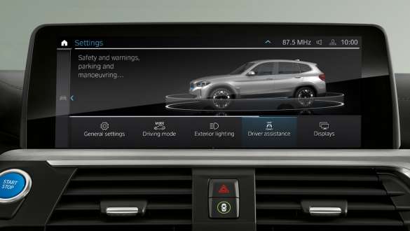Profesyonel Sürüş Asistanı BMW iX3 G08 Profesyonel Sürüş Asistanı BMW iX3 G08 Kontrol Ekranı iç tasarım