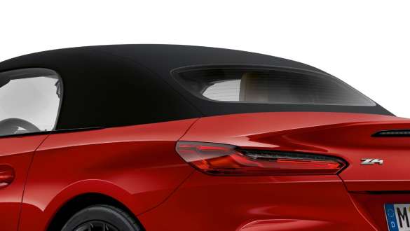 BMW Z4 Roadster softtop tavan Kapalı softtop tavan ile BMW Z4 Roadster silueti