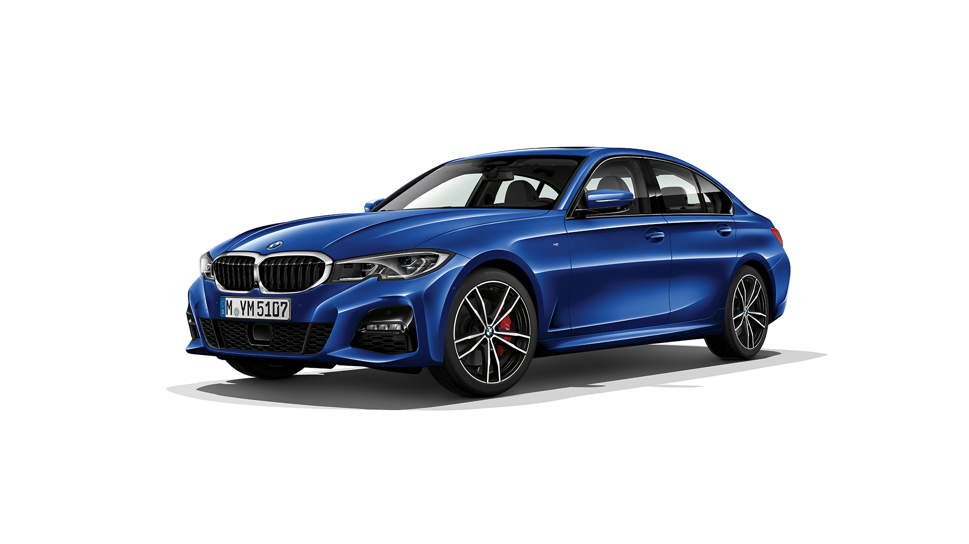 BMW 3 Serisi Sedan, M Sport Modeli. BMW 3 Serisi Sedan M Sport hareketsiz görünümü.