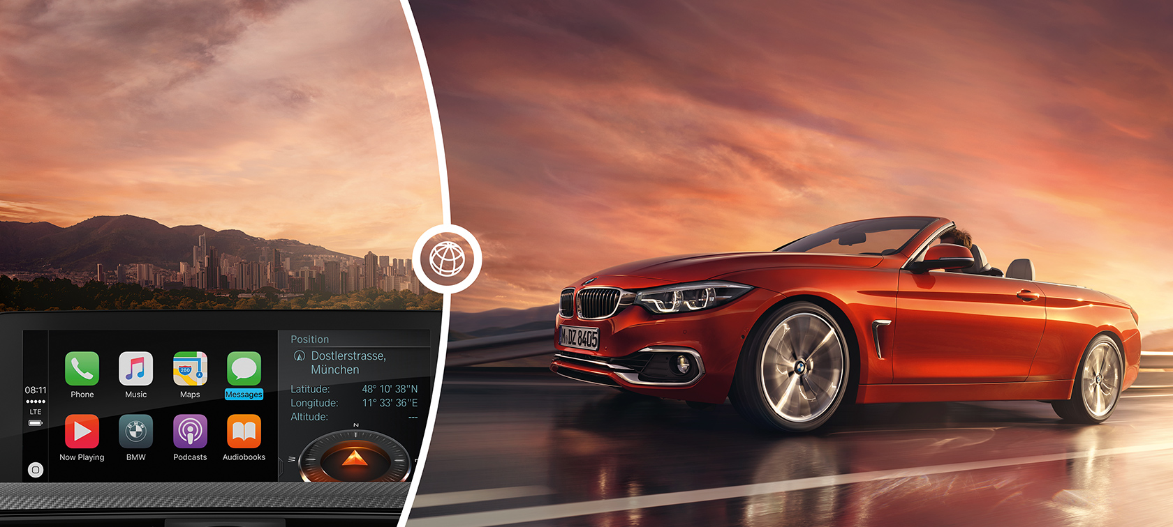 BMW 4 Serisi Cabrio Bağlantı Apple Carplay | BMW Türkiye BMW 4 Serisi Cabrio Bağlantı Apple Carplay | BMW Türkiye