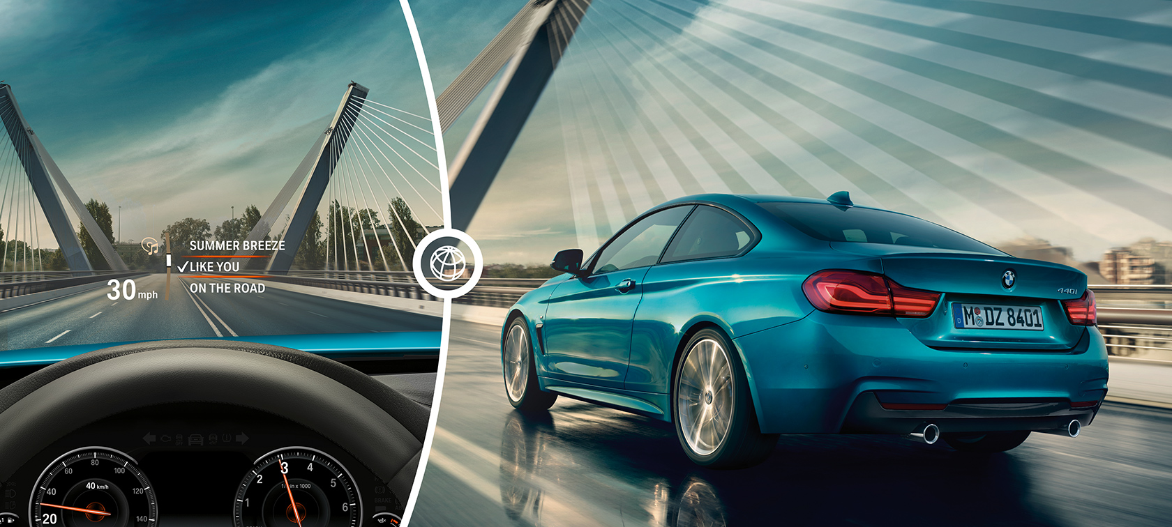 BMW 4 Serisi Coupé Bağlantı Head Up Display HUD | BMW Türkiye BMW 4 Serisi Coupé Bağlantı Head Up Display HUD | BMW Türkiye