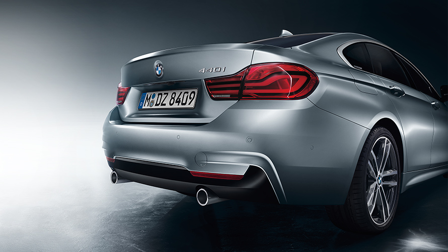 BMW 4 Serisi Gran Coupé Arka stop lambaları ve tampon BMW 4 Serisi Gran Coupé Arka stop lambaları ve tampon