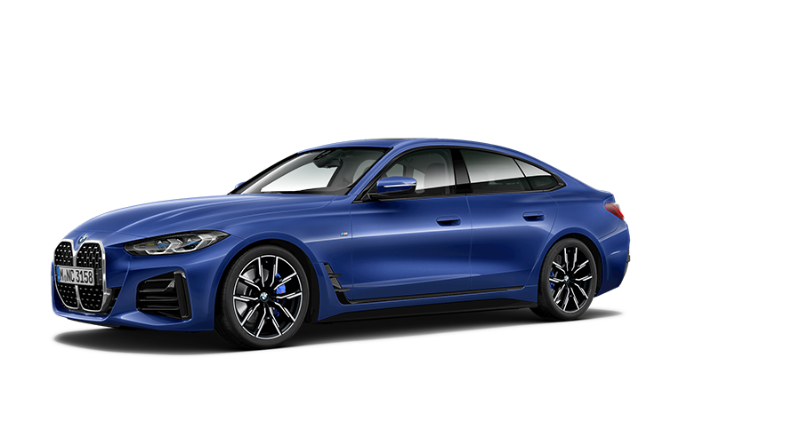 Yeni BMW 4 Serisi Gran Coupé G26 yandan görünüm Yeni BMW 4 Serisi Gran Coupé G26 yandan görünüm