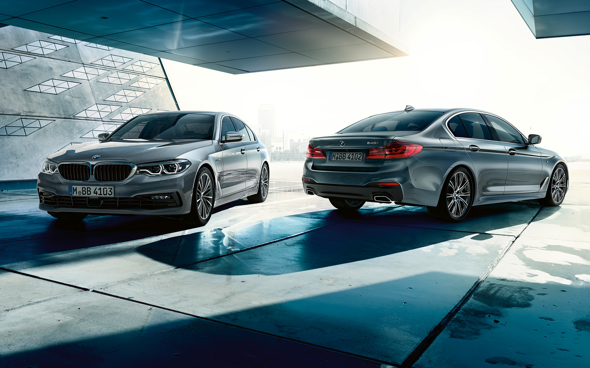 BMW 5 Serisi Duvar Kağıdı Wallpaper 06 - Metalik Gri / Bluestone BMW 5 Serisi Duvar Kağıdı Wallpaper 06 - Metalik Gri / Bluestone