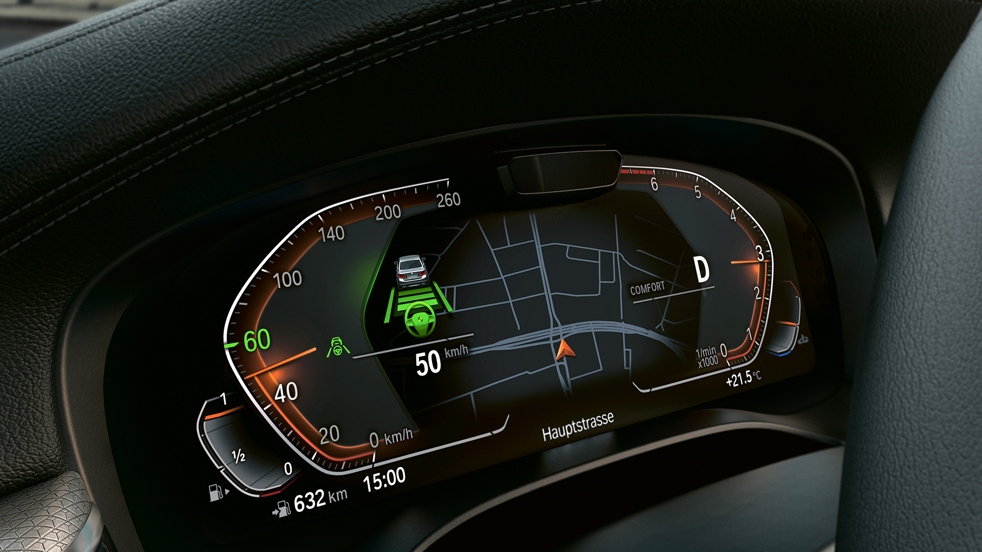 BMW Personal CoPilot BMW 5 Serisi Sedan G30 BMW Personal CoPilot BMW 5 Serisi Sedan G30 Kontrol Ekranı iç tasarım