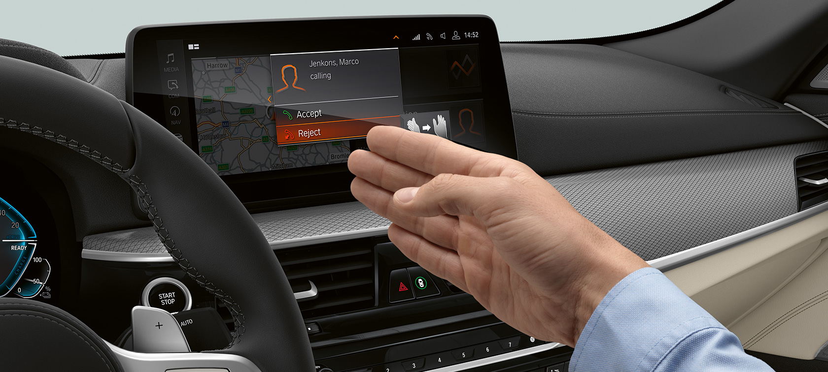 Teknolojiler BMW 4 Serisi Cabrio Bilgi ekranı BMW 4 Serisi Cabrio iç tasarım kokpit