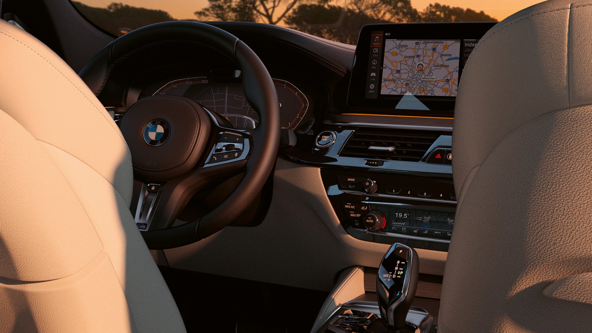 Kokpit BMW 6 Serisi Gran Turismo 640i xDrive G32 iç tasarım Kokpit BMW 6 Serisi Gran Turismo G32