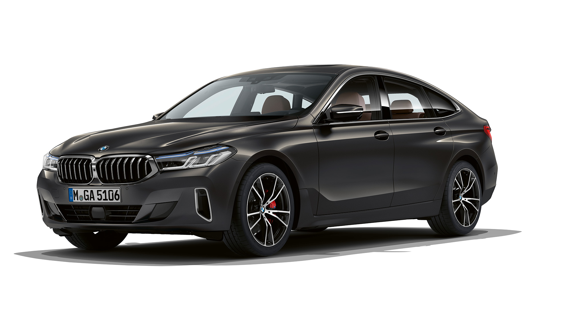 BMW 6 Serisi Gran Turismo Luxury Line G32 BMW 6 Serisi Gran Turismo G32 640d xDrive Luxury Line Metalik Gri/Dravit önden görünüm