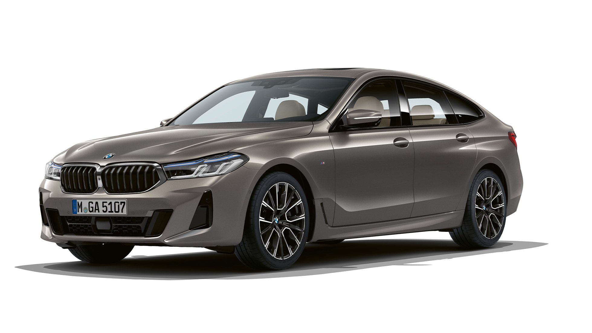 BMW 6 Serisi Gran Turismo M Sport G32 BMW 6 Serisi Gran Turismo G32 640i xDrive M Sport Amber Efektli Metalik Gri/Bernina önden görünüm