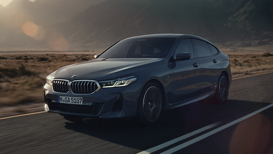 Dış tasarım, BMW 6 Serisi Gran Turismo G32 BMW 6 Serisi Gran Turismo 640i xDrive G32, Metalik Gri/Bernina, kuş bakışı görünüm