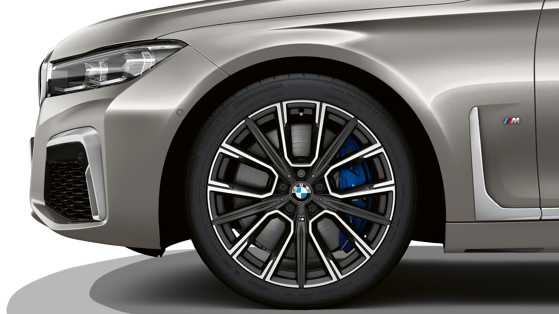 BMW 7 Serisi Sedan M Excellence, jantlar BMW 7 Serisi Sedan M Excellence paket: Jantların yakın çekimi