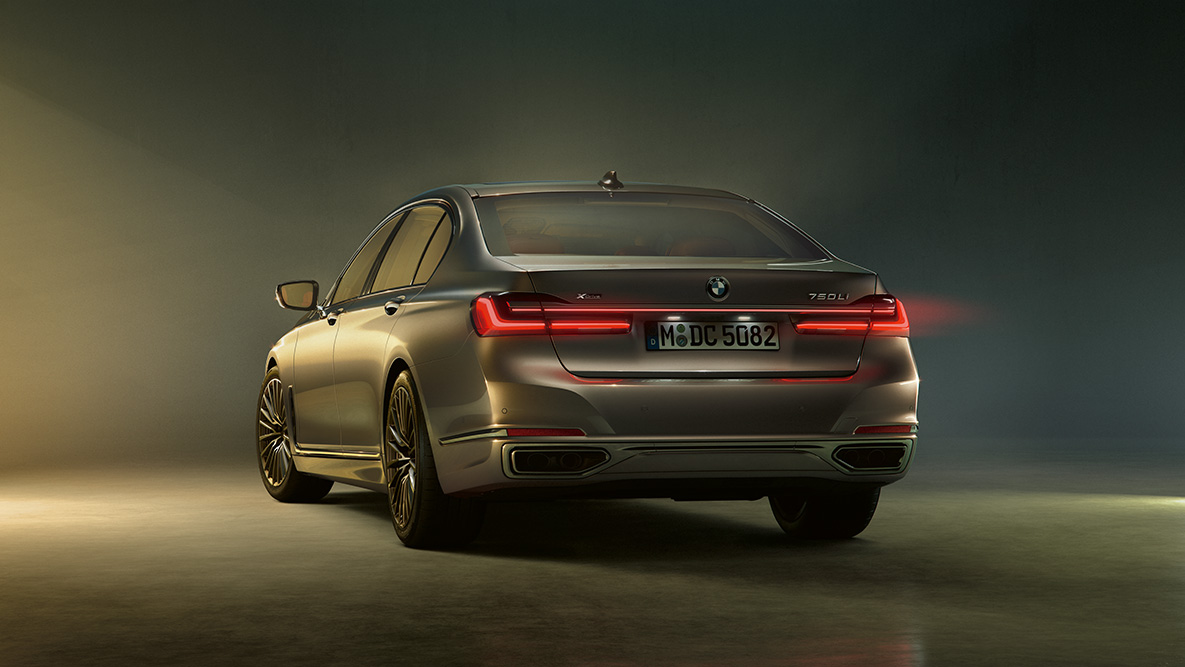 BMW 7 Serisi Sedan ışık konsepti Işık konsepti: BMW 7 Serisi Sedan, arka görünüm