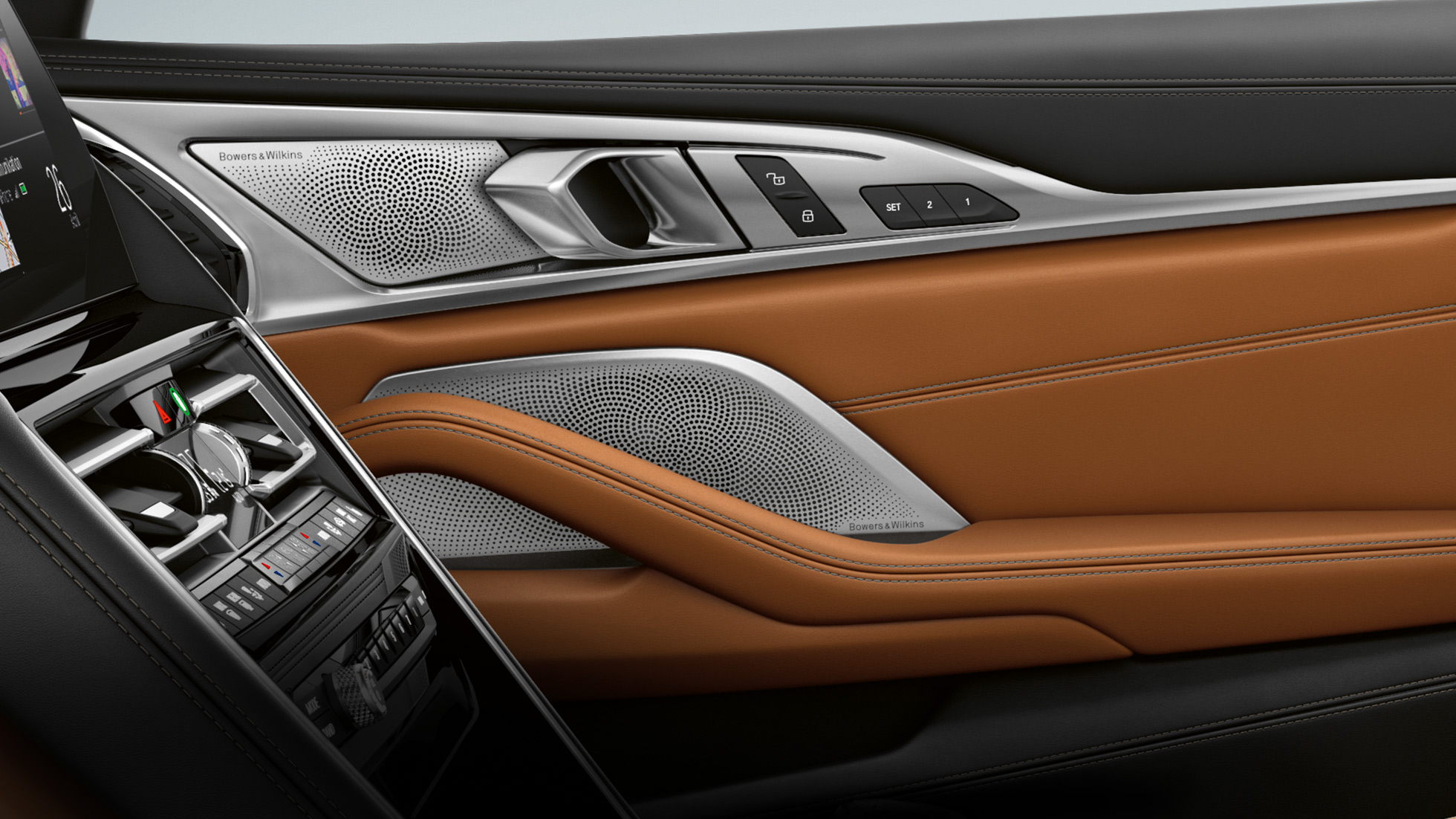 BMW M850i xDrive, iç tasarım, Bowers & Wilkins Diamond Surround Ses Sistemi. BMW M850i xDrive, iç tasarım, Bowers & Wilkins Diamond Surround Ses Sistemi.