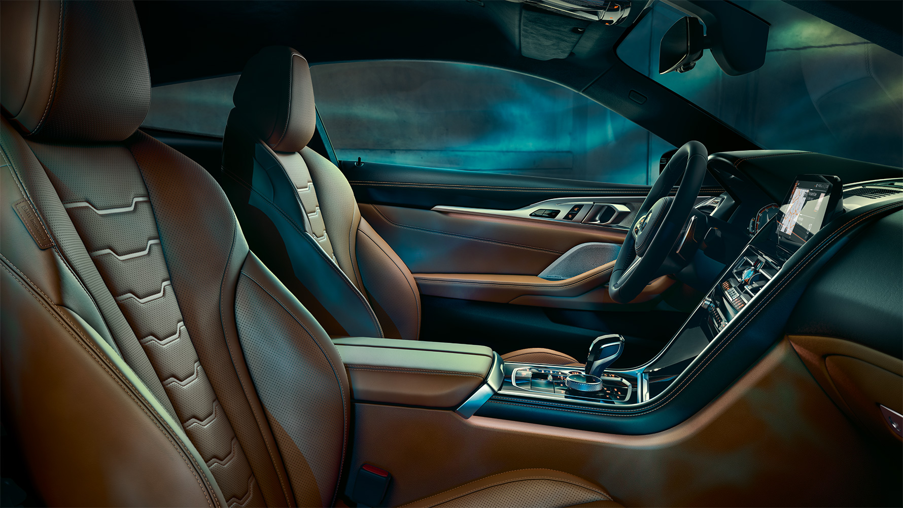 BMW Individual donanımına sahip Yeni BMW 8 Serisi Coupé'nin iç tasarımı. BMW Individual donanımına sahip Yeni BMW 8 Serisi Coupé'nin iç tasarımı.