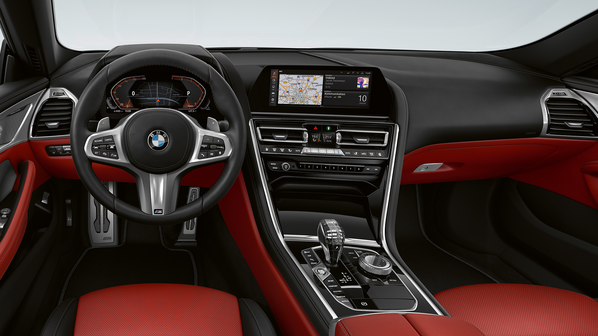 M Sport kokpit BMW 8 Serisi Gran Coupé, M Sport kokpit