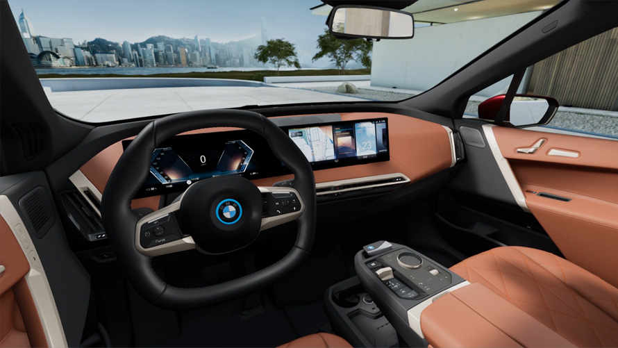 BMW iX i20 2021 elektrikli SUV İç Tasarım BMW iX i20 2021 elektrikli SUV BMW İç Tasarım