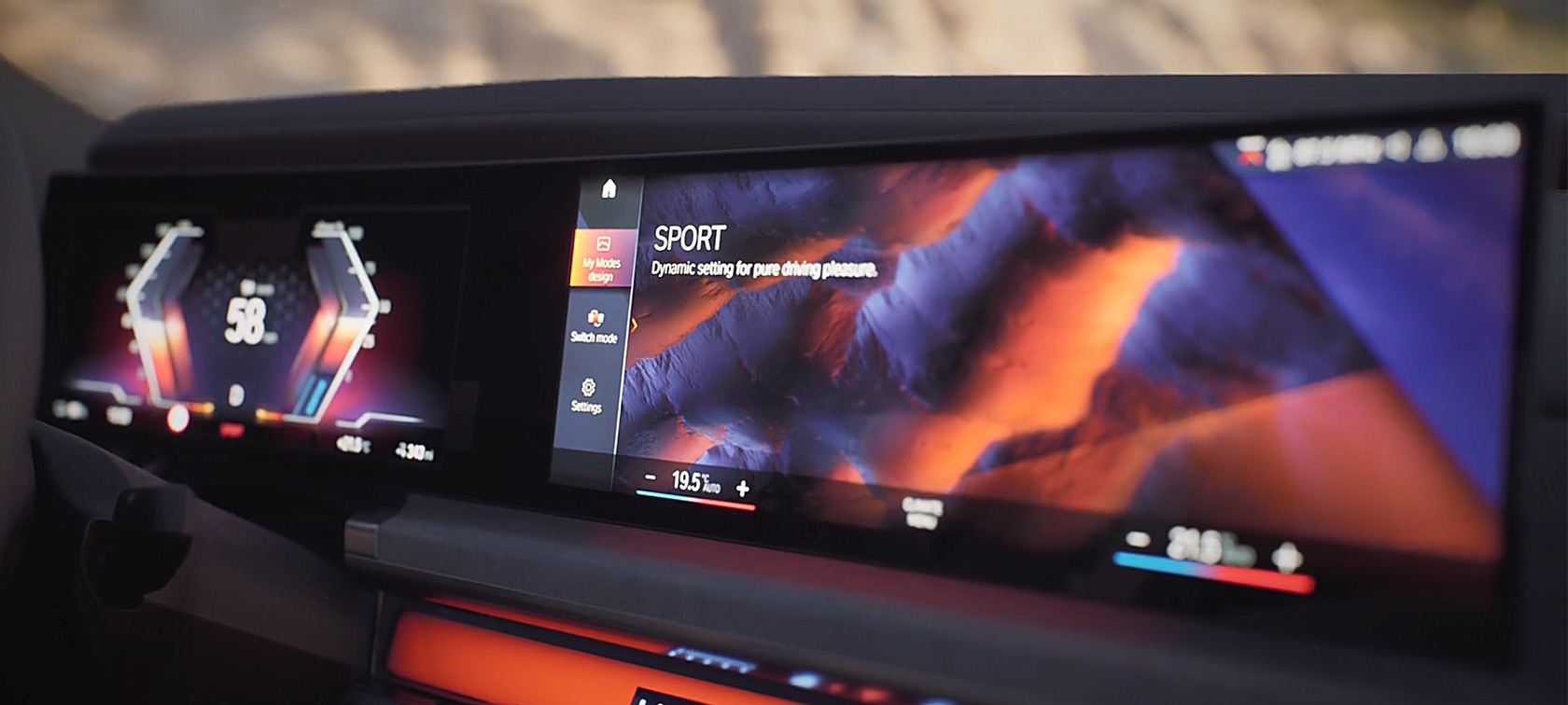 BMW i7 Sedan G70, MY Modes videosu BMW i7 Sedan G70, İç tasarım, My Modes videosu