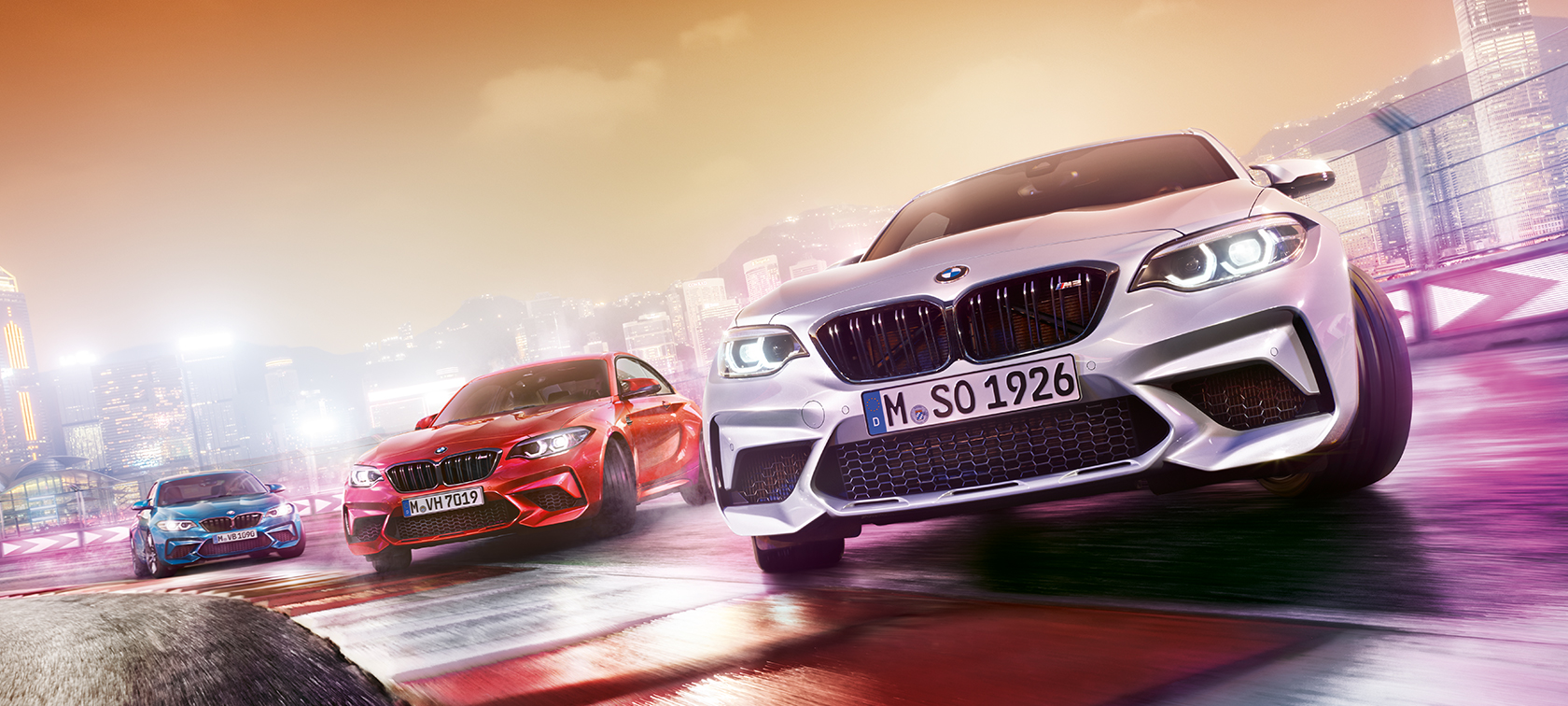 Tasarım BMW M2 Competition Tasarım BMW M2 Competition F87 2018 Metalik Gümüş/Hockenheim önden görünüm