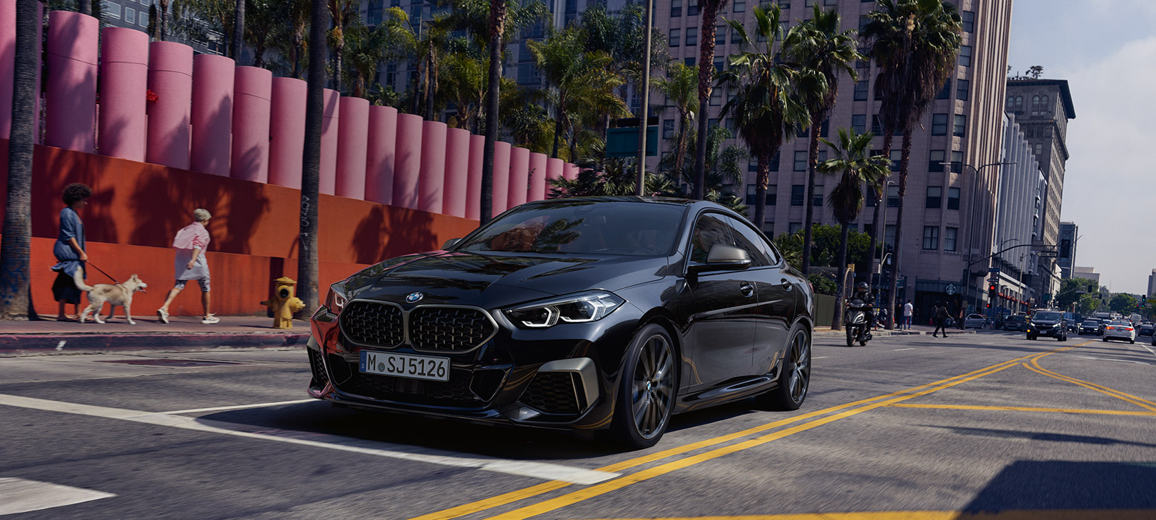 BMW M235i xDrive Gran Coupé 2020 Metalik Siyah/Sapphire F44 önden görünüm