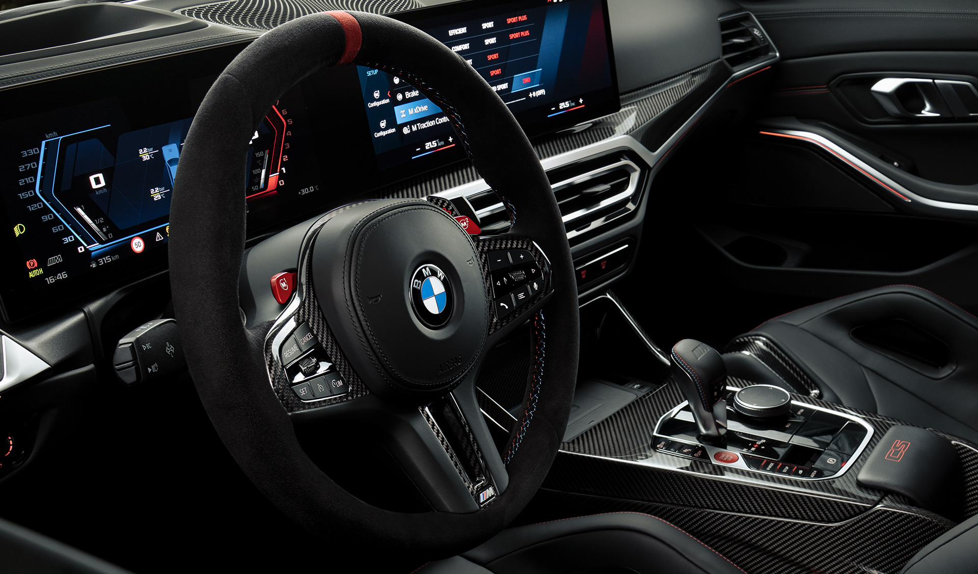Alcantra M deri direksiyon, BMW M3 CS G80 BMW M3 CS G80, Alcantra M deri direksiyon