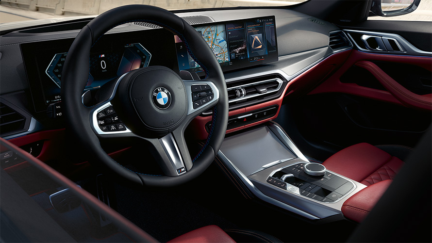 Yeni BMW M440i xDrive Gran Coupé G26, iç tasarım, kokpit Yeni BMW M440i xDrive Gran Coupé G26, iç tasarım, kokpit