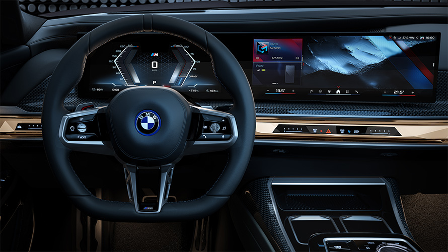 BMW i7 M70 xDrive Sedan G70, M deri direksiyon