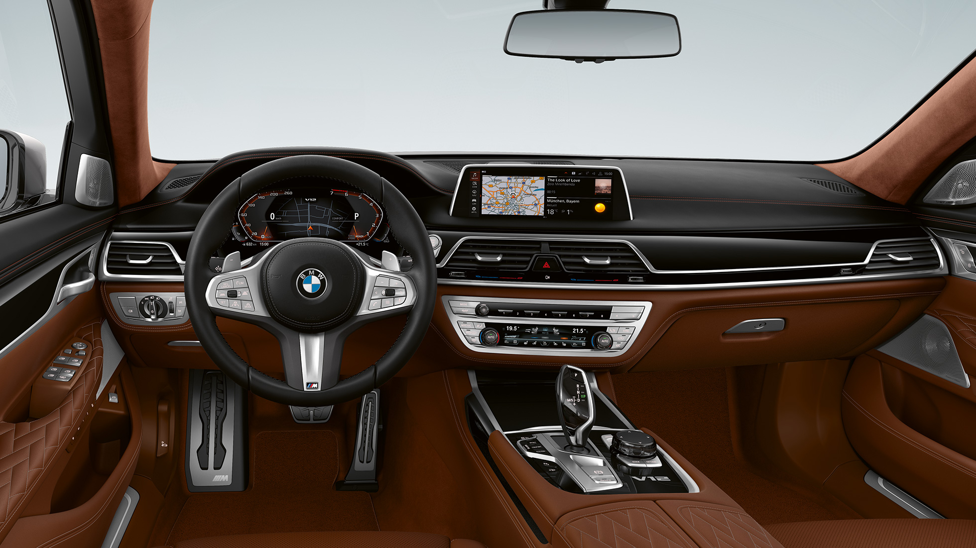 İç tasarım BMW M760Li xDrive Sedan, iç tasarım