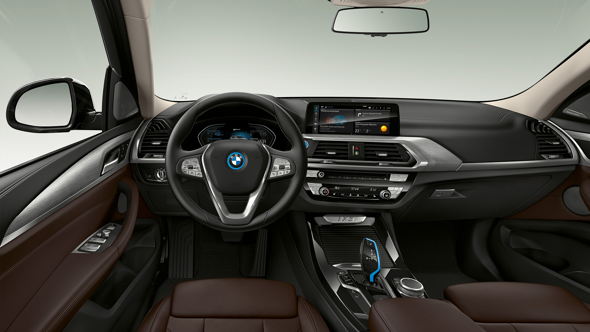 BMW iX3 G08 “Impressive” kokpit BMW iX3 G08 “Impressive” kokpit iç tasarım
