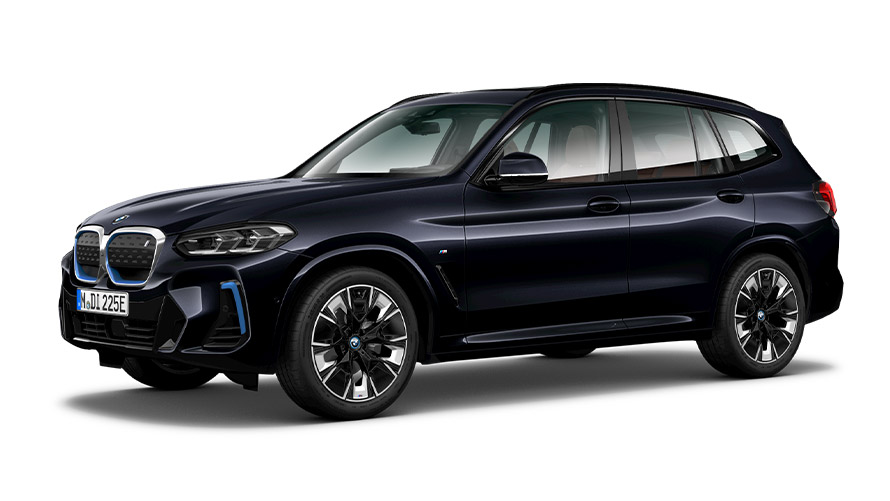 BMW X Serisi, BMW iX3 G08, yan çaprazdan görünüm BMW X Serisi, BMW iX3 G08, yan çaprazdan görünüm