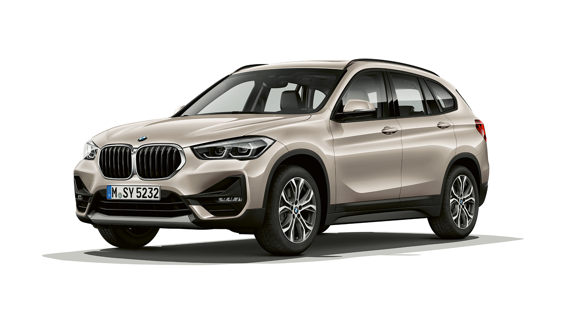 Yeni BMW X1 Premium Line, önden görünüm Yeni BMW X1 Premium Line, önden görünüm, stüdyo çekimi