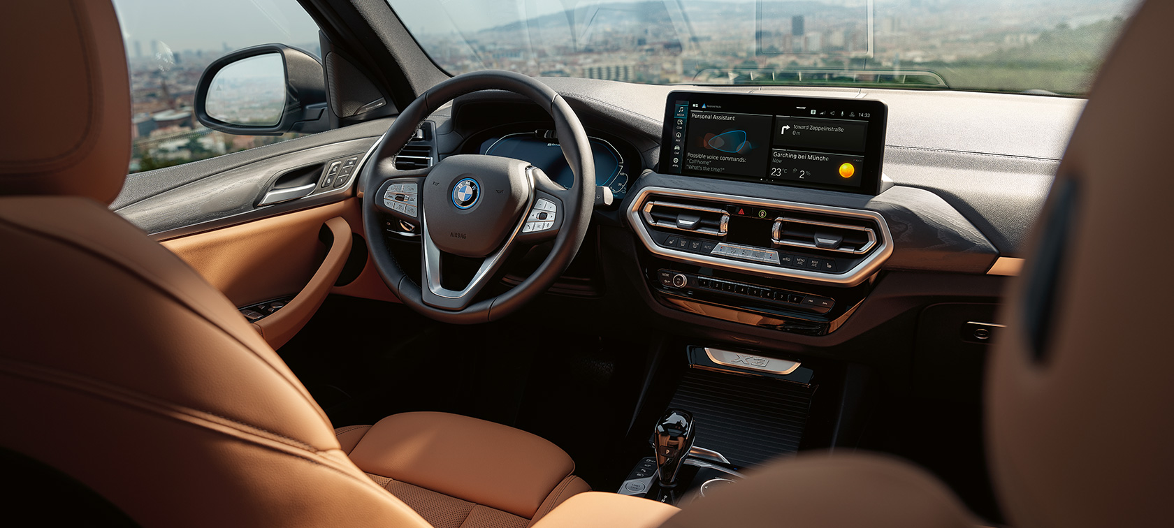 BMW X3 G01 öne çıkan tasarım özellikleri Sensatec Konyak döşeme BMW X3 G01 öne çıkan tasarım özellikleri Sensatec Konyak döşeme
