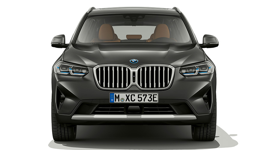 BMW X3 G01 Metalik Gri/Sophisto, önden görünüm BMW X3 G01 Metalik Gri/Sophisto, önden yakın plan görünüm