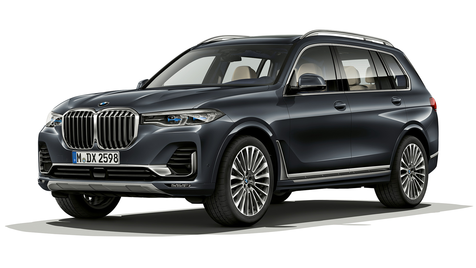 Yeni BMW X7 Design Pure Excellence Design Pure Excellence özelliklerine sahip Yeni BMW X7’nin ön görünümü