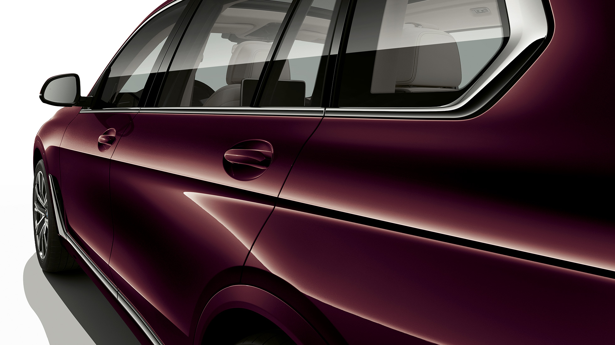 Yeni BMW X7 M Sport Paket kokpit M Sport Paket ile Yeni BMW X7’nin sürücü kokpitinin önden çekimi