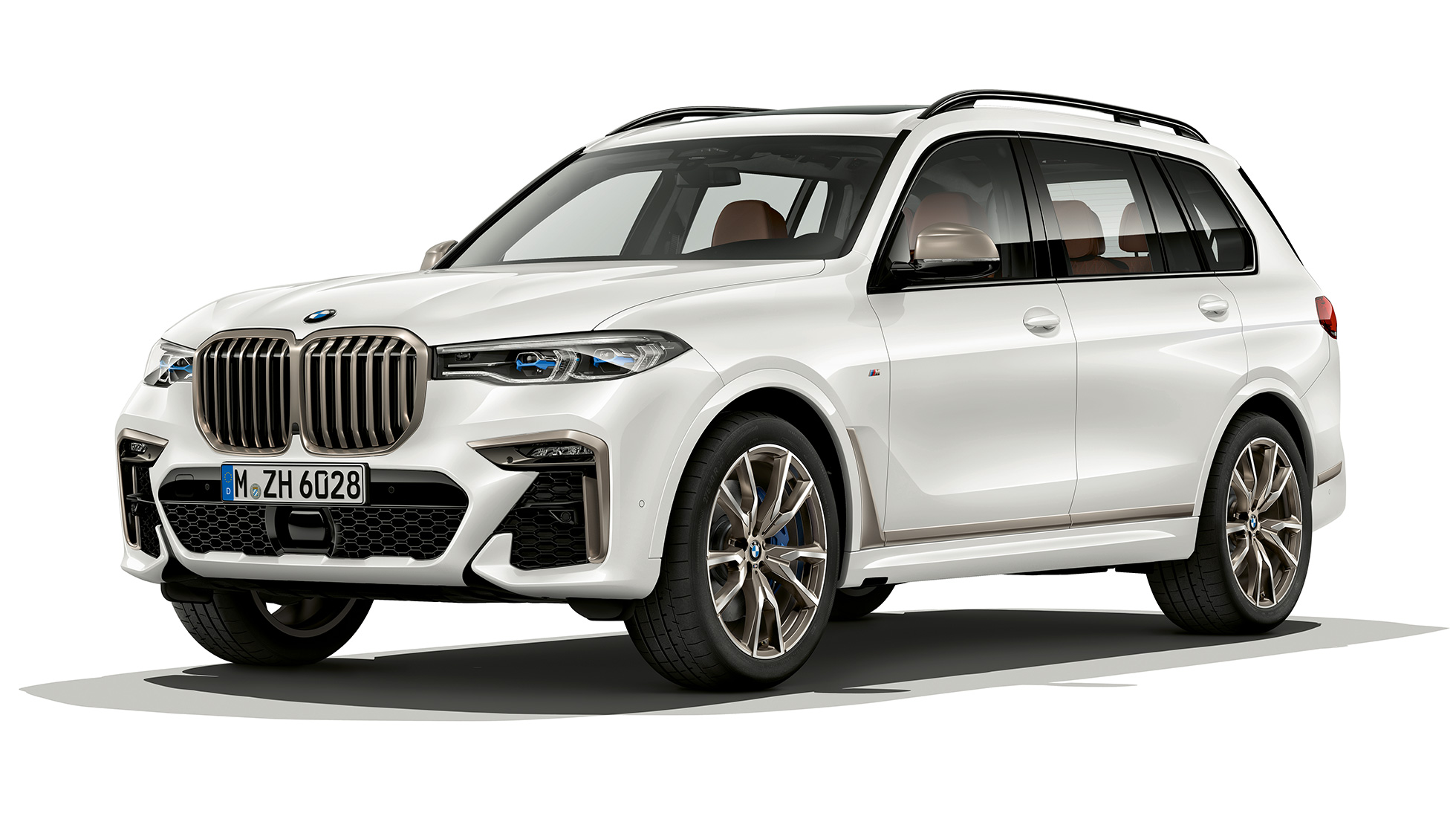 BMW X7 BMW X7 M50d Yeni BMW X7 M50d özelliklerine sahip Yeni BMW X7’nin önden görünümü