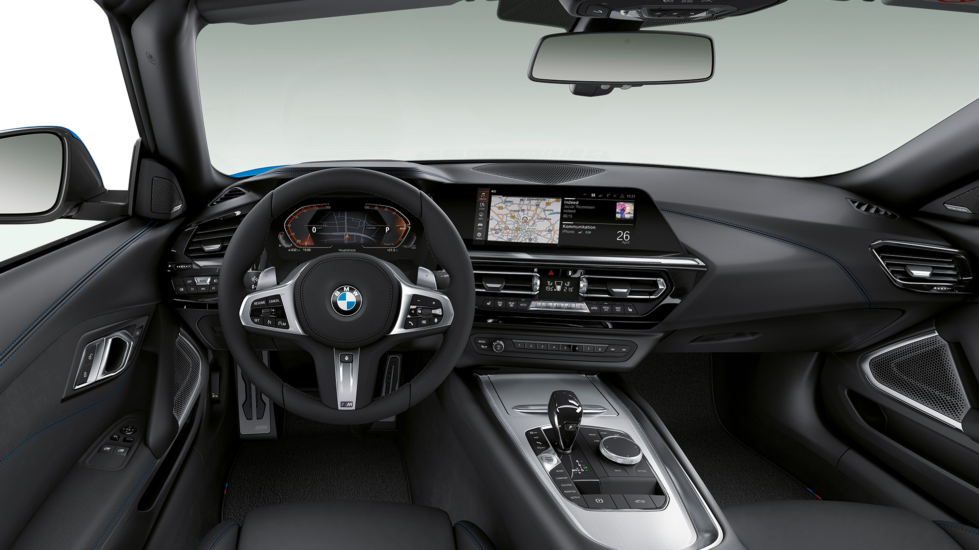 BMW Z4 Roadster M Sport Modeli, direksiyon ve sürücü alanı BMW Z4 Roadster M Sport Modeli
