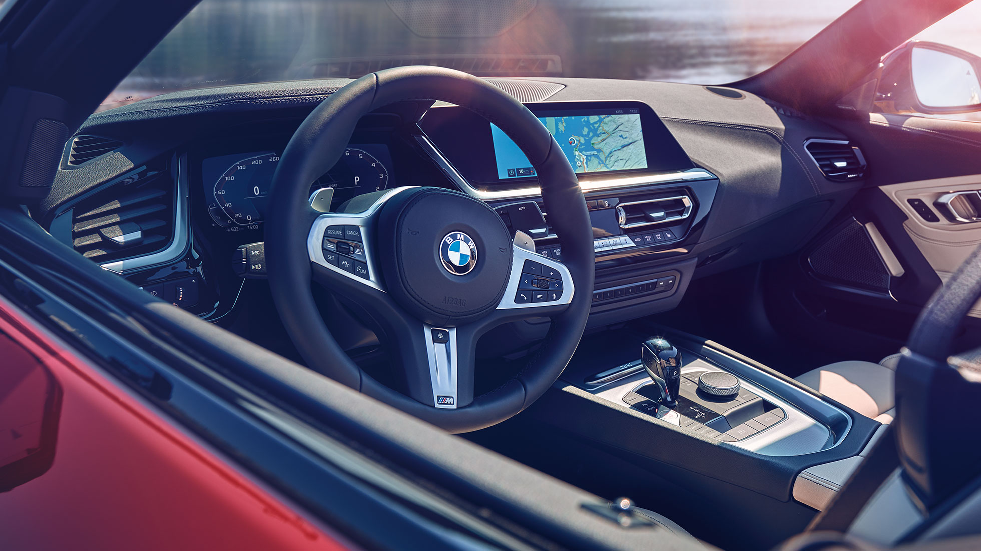 BMW Z4 Roadster’ın kokpiti BMW Z4 Roadster’ın kokpitine bakış