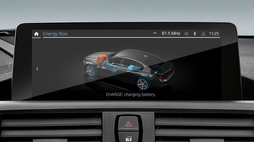 Enerji akışı sayacı BMW EfficientDynamics Enerji akışı sayacı