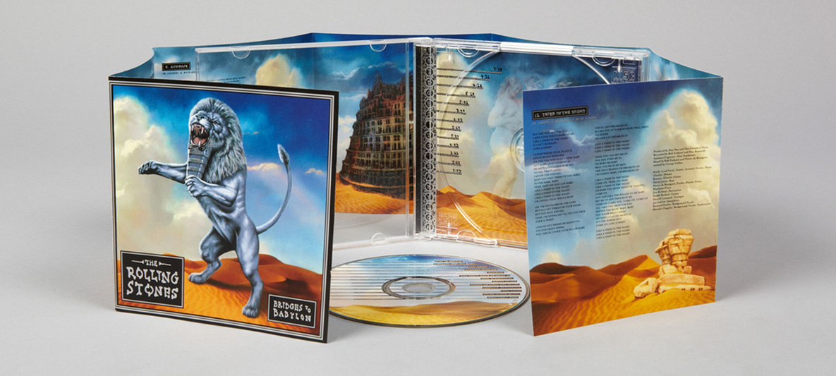 Stefan Sagmeister, Rolling Stones CD illüstrasyonu Stefan Sagmeister tarafından yaratılan The Rolling Stones CD illüstrasyonu