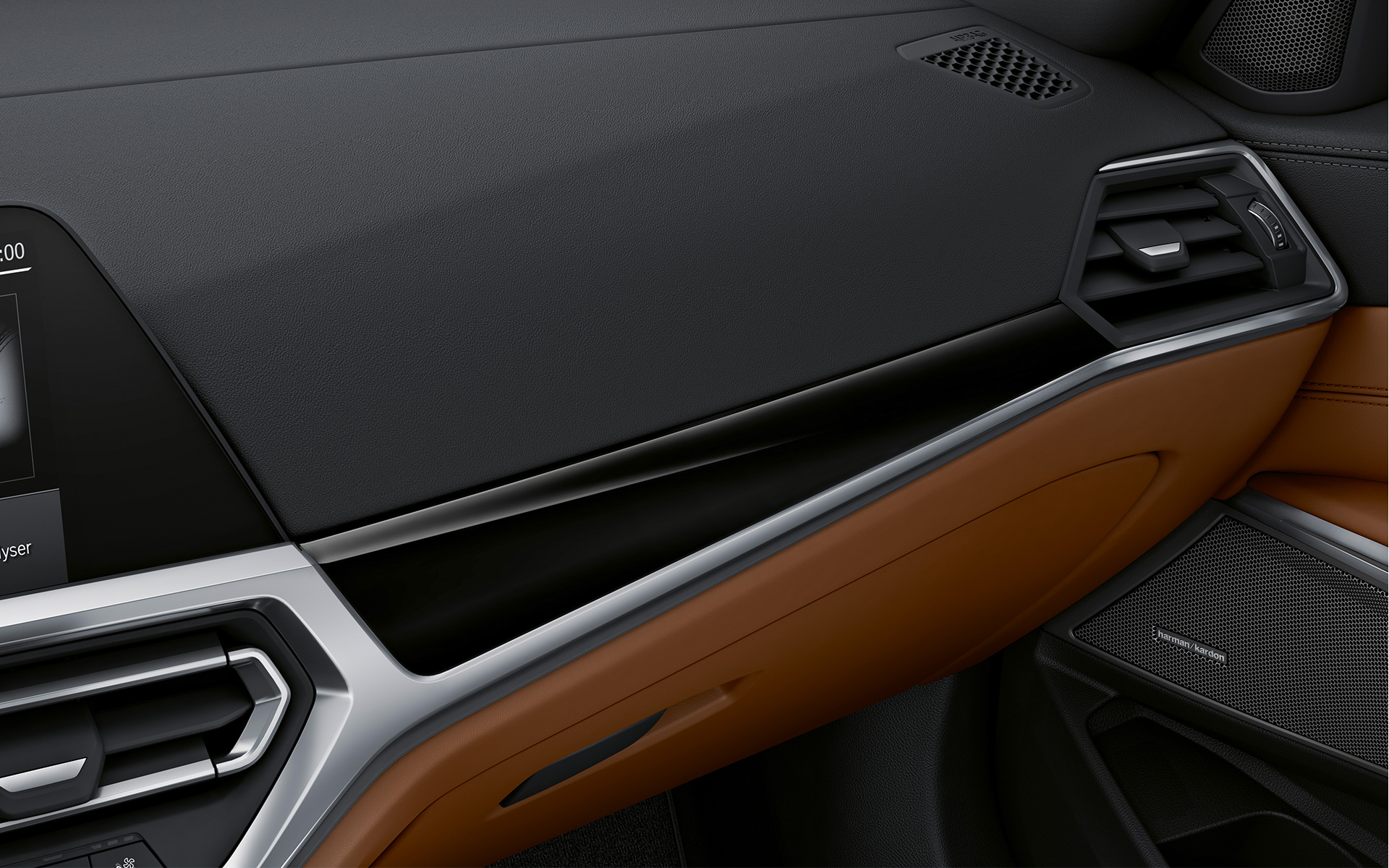 BMW Individual Piano Siyah kaplama, yakın plan çekim BMW Individual Piano Siyah kaplama, yakın plan çekim