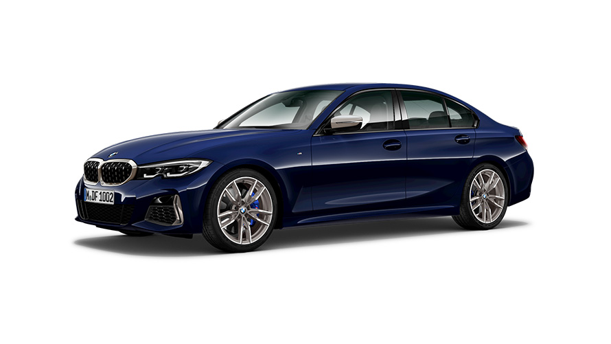 BMW M340i Sedan G20, yan çaprazdan görünüm BMW M340i Sedan G20, yan çaprazdan görünüm