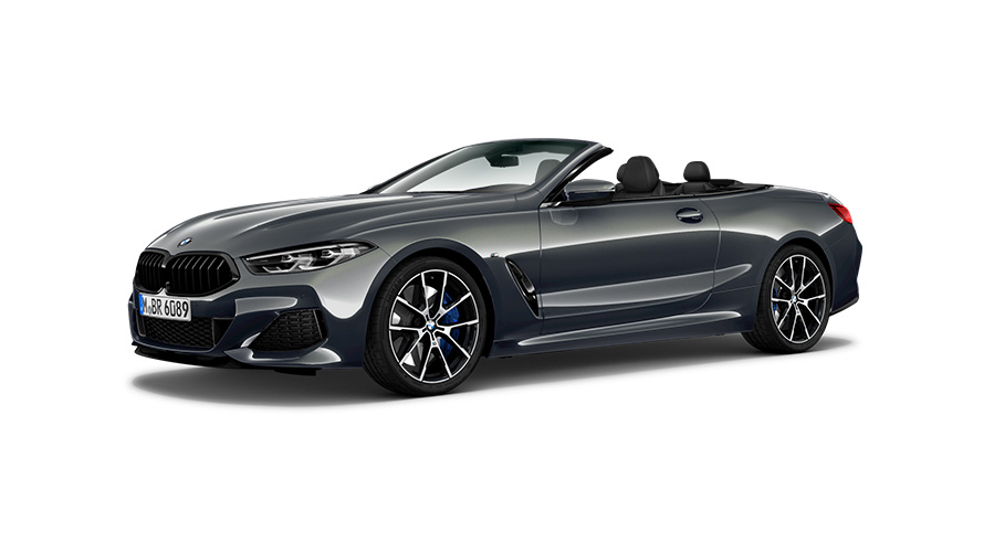 BMW M850i xDrive Cabrio G14, yan çaprazdan görünüm BMW M850i xDrive Cabrio G14, yan çaprazdan görünüm