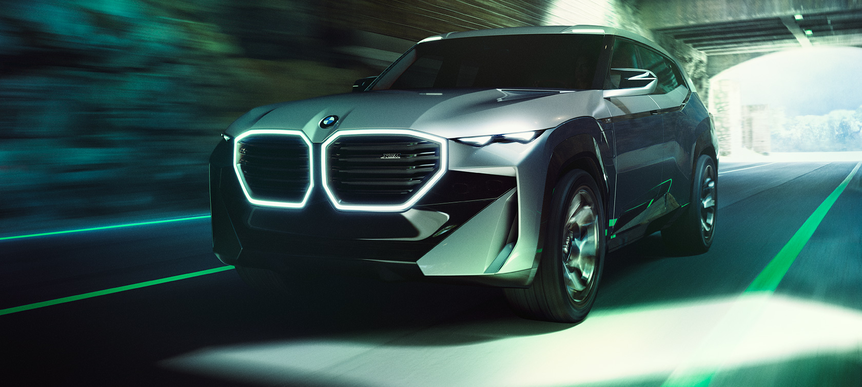 BMW Concept XM (G09), ön çaprazdan görünüm BMW Concept XM (G09), ön çaprazdan görünüm