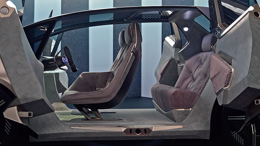 Video, iç tasarım, BMW i Vision Circular BMW i Vision Circular, vizyon otomobil, iç tasarım videosu