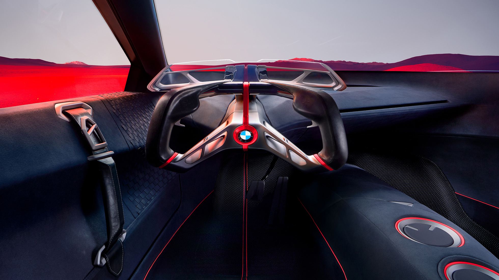 BMW Vision M NEXT, iç tasarım BMW Vision M NEXT, iç tasarım, tasarım, kokpit, Boost Pod